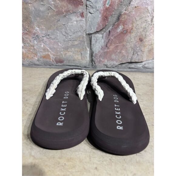 Rocket Dog Braided Women's Size 10 Thongs Flip Flop Sandals - Picture 3 of 8